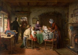 Il Compleanno del Bambino, 1867 da Frederick Daniel Hardy
