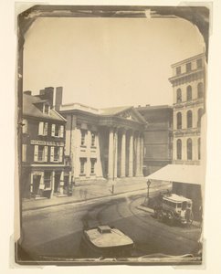 Prima Banca degli Stati Uniti, Filadelfia, 1859 da Frederick DeBourg Richards