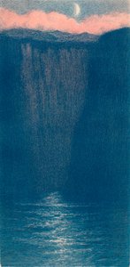 Auto-litografia di F. F. Foottet, c1900 da Frederick Francis Foottet