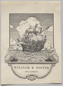 Ex Libris: William B. Foster da Frederick Garrison Hall