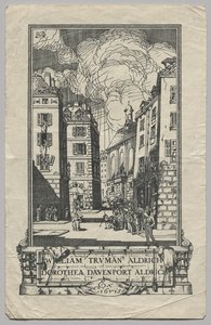 Ex Libris: William Truman Aldrich e Dorthea Davenport Aldrich