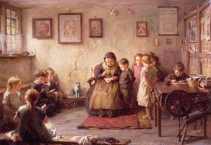 La scuola della signora da Frederick George Cotman