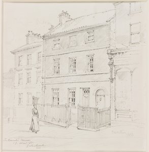 Casa di Thomas Bewick, West St., Gateshead da Frederick George Kitton