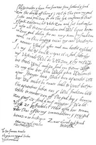 Lettera di Maria Stuarda a Sir Francis Knollys, 1568, 1865 da Frederick George Netherclift
