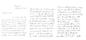 Lettera di William Pitt al Duca di Portland, 1796 da Frederick George Netherclift