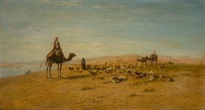 Sulle rive del Nilo da Frederick Goodall
