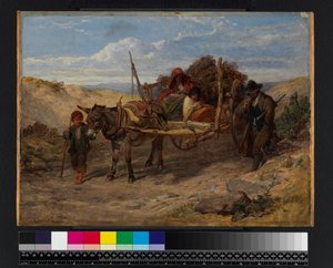 Il carretto di Heath, 1850 da Frederick Goodall