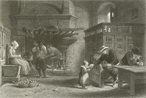 Il Pasto Casalingo, Bretagna da Frederick Goodall