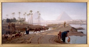 Il calo del Nilo, 1873 da Frederick Goodall