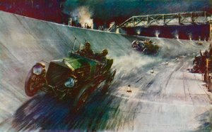 Nel 1907 S F Edge, guidando la Napier da solo, riuscì a mantenere 60 mph per 24 ore, il primo record sulla nuova pista di Brooklands da Frederick Gordon (after) Crosby