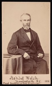 Ritratto di Ashbel Welch 1809-1882, maggio 1874
