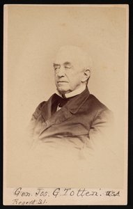 Ritratto del Gen. Joseph Gilbert Totten 1788-1864, Prima del 1864 da Frederick Gutekunst