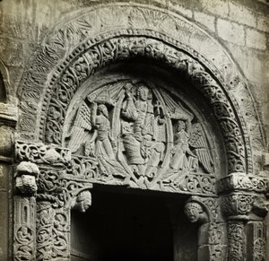 Cattedrale di Ely: Incisione sulla porta del priore da Frederick H. Evans