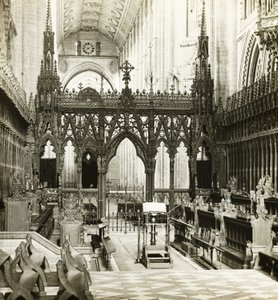Cattedrale di Ely: Coro a ovest da Frederick H. Evans