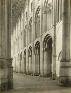 Cattedrale di Ely: Navata da sotto la Torre Ovest da Frederick H. Evans