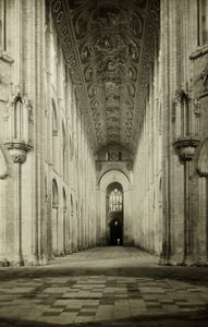 Cattedrale di Ely: Navata, verso ovest da Frederick H. Evans