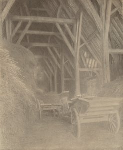Granaio di Cokkeswell (vicino a Kelmscott): Interno da Frederick H. Evans