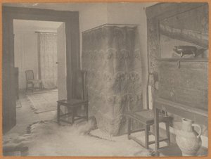 Villa Kelmscott: Passaggio alla camera a pannelli da Frederick H. Evans