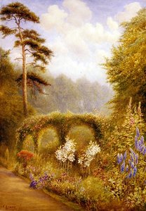 Gigli e Delphinium, Golden Hill Park, Londra da Frederick Henry Evans