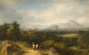 Edimburgo da Corstorphine, 1846 da Frederick Henry Henshaw
