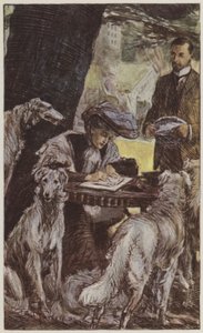 Illustrazione per They di Rudyard Kipling (litografia a colori) da Frederick Henry Townsend