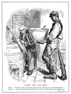 Lloyd George affronta minacce di sciopero dai minatori, aprile 1920 da Frederick Henry Townsend