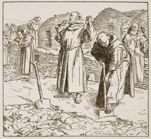Agricoltura monastica, illustrazione da 