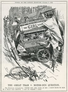 La grande questione Tram contro Autobus da Frederick Henry Townsend
