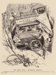 La Grande Questione Tram contro Autobus da Frederick Henry Townsend