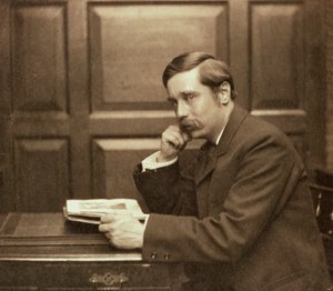 HG Wells, autore britannico da Frederick Hollyer