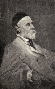 Ritratto di George Frederick Watts, inciso da T. Johnson dopo la fotografia di Hollyer, da 