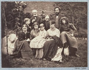 William Morris, Sir Edward Burne-Jones e le loro famiglie da Frederick Hollyer