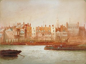 Banchine a Limehouse, Londra, c1850