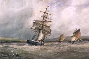 La foce del fiume Adur da Frederick James Aldridge