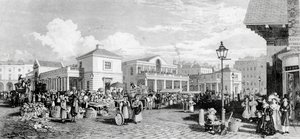 Mercato di Covent Garden, 1832 da Frederick James Havell