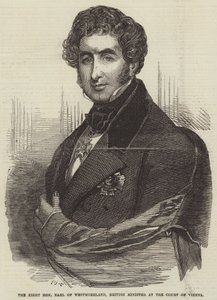 Il Diritto Onorevole Conte di Westmoreland, Ministro Britannico alla Corte di Vienna da Frederick John Skill