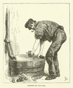 Lavando le sue patate da Frederick L. Bernard