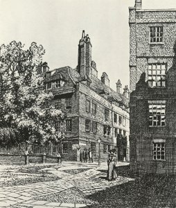 Cliffords Inn nella città di Londra da Frederick Landseer Maur Griggs
