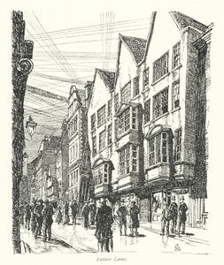 Londra: Fetter Lane da Frederick Landseer Maur Griggs