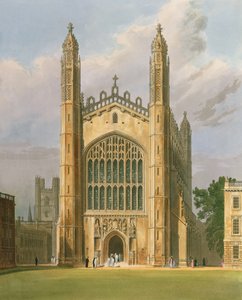 Cambridge: Kings College da "Storia di Cambridge", Vol.1 da Frederick Mackenzie