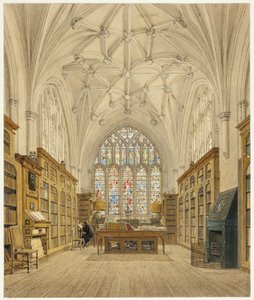 Biblioteca del Winchester College da Frederick Mackenzie
