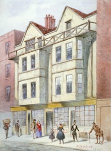 Locali di Blanchard, Fleet Street, Città di Londra, 1835 da Frederick Napoleon Shepherd