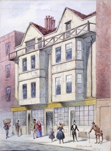 Fleet Street, Londra, 1835 da Frederick Napoleon Shepherd