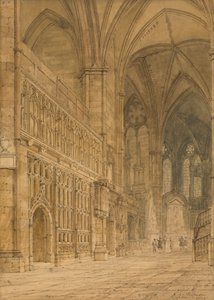 Ambulatorio, Abbazia di Westminster da Frederick Nash