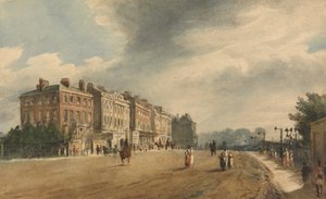 Apsley House e Piccadilly ... da Hyde Park Corner da Frederick Nash