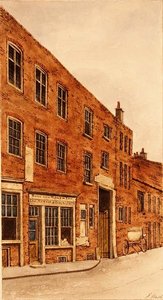 Locanda Bull and Mouth, St. Martin le Grand da Frederick Nash