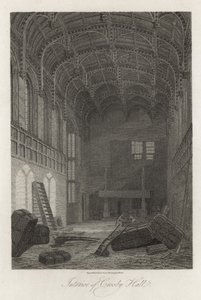 Interno di Crosby Hall da Frederick Nash