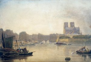 Notre Dame, Parigi, XIX secolo da Frederick Nash