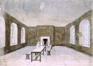 La stanza dei condannati, prigione di Newgate da Frederick Nash