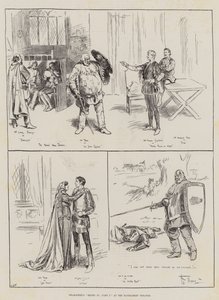 Enrico IV, Parte I di Shakespeare al Haymarket Theatre da Frederick Pegram